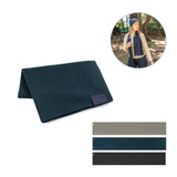 SERENITY. Κασκόλ από ανακυκλωμένο πολυεστέρα (100% rPET) με ραμμένη λεπτομέρεια για εξατομίκευση