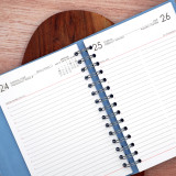 Ατζέντα Σπιράλ Eco Leather | Light Blue