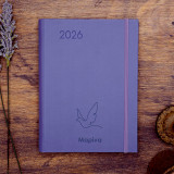 Ατζέντα Σπιράλ Eco Leather | Violet