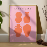 Lagom Life Modern Orange Urns