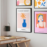 Flower Market Blue Vase No. 03