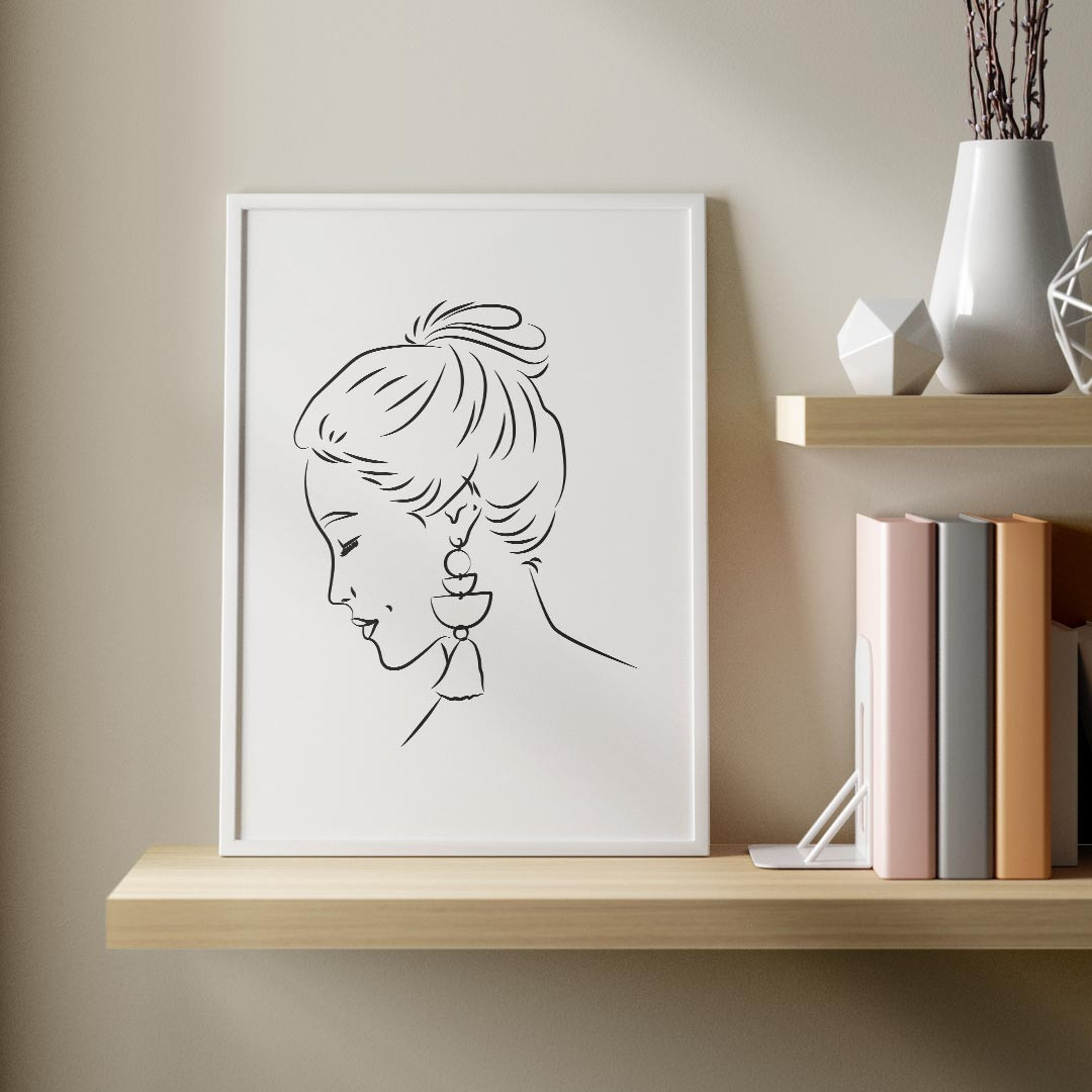 Product Image for Boheme Line Art No. 06