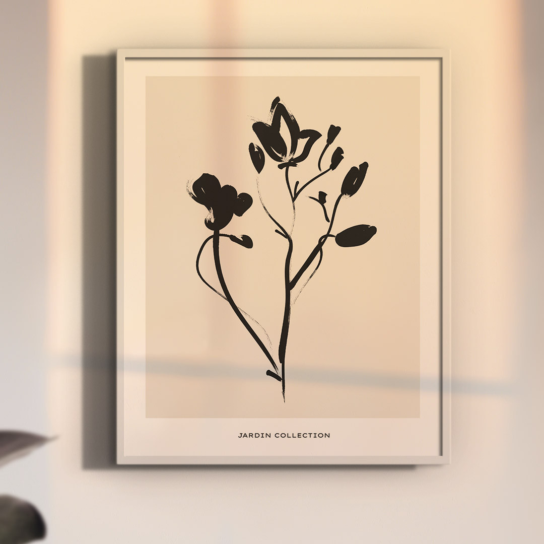 Product Image for Jardin Collection, Line Flowers No. 42