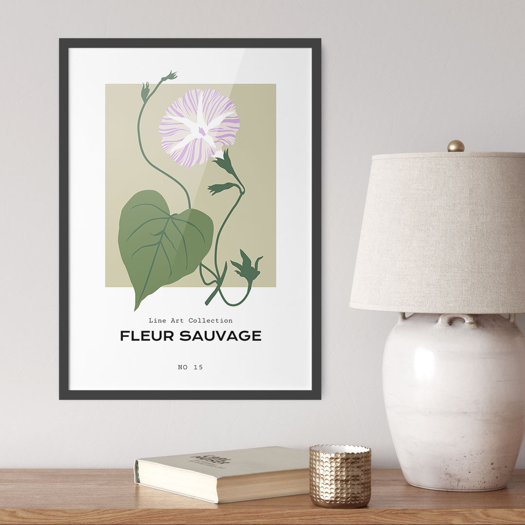 Product Image for Fleur Sauvage, Line Art Collection No. 15