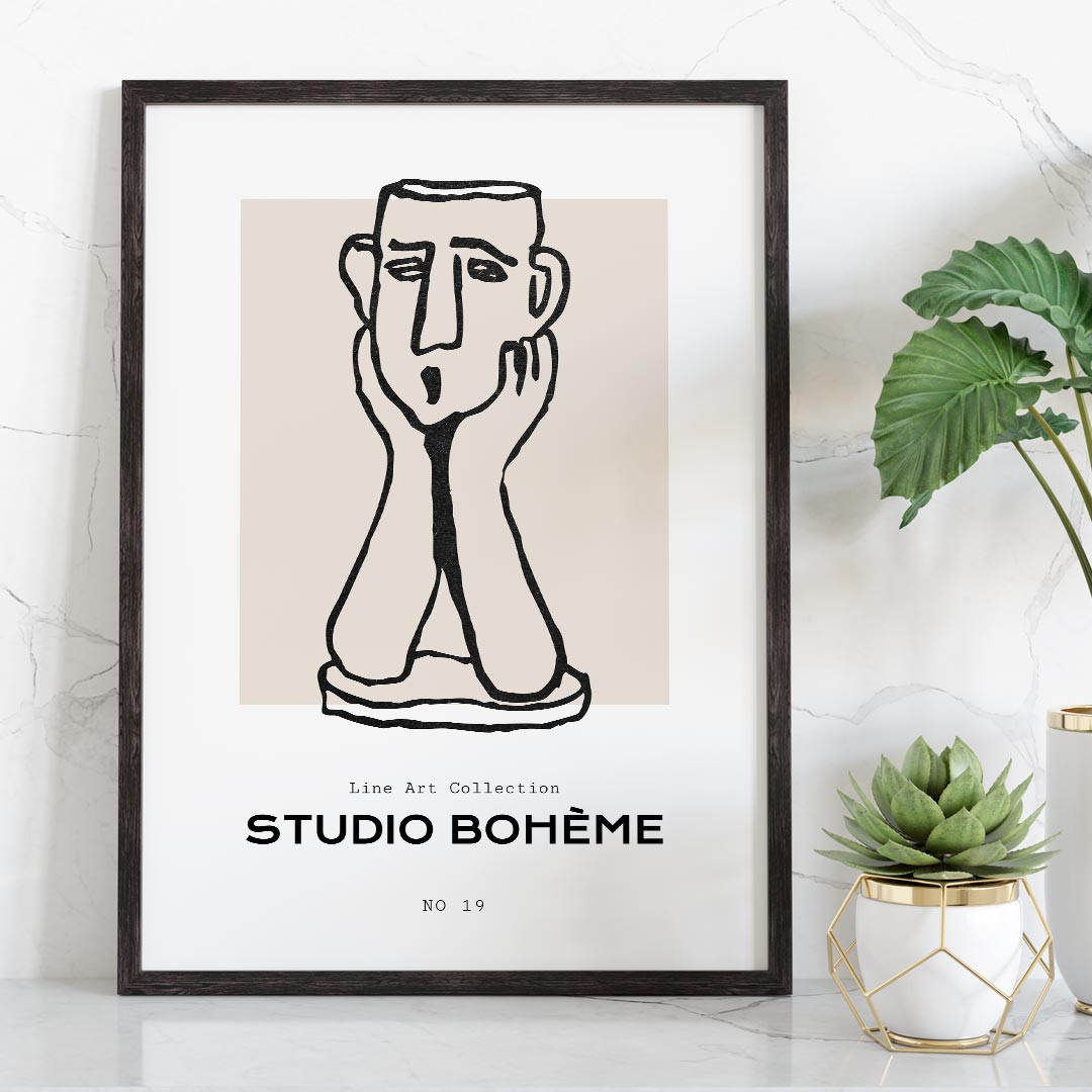 Product Image for Studio Boheme, Modern Line Art No. 19