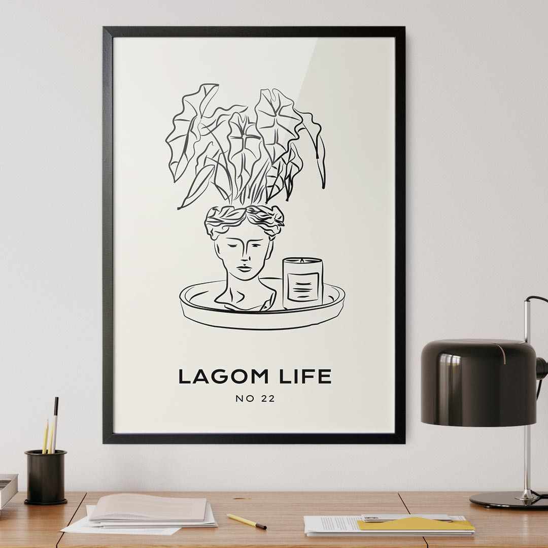 Product Image for Lagom Life, Line Art No. 22