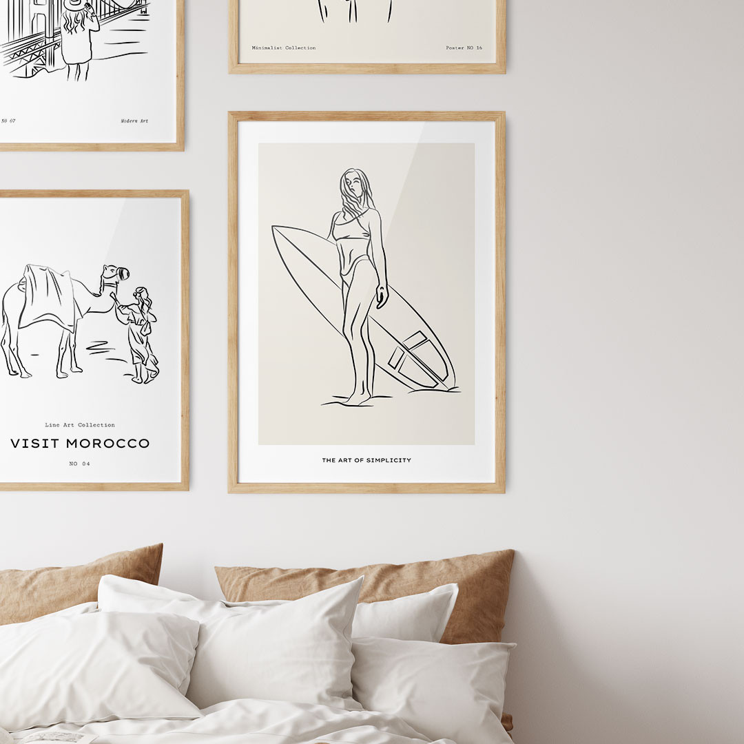 Product Image for Line Art, Simple Grab Your Board