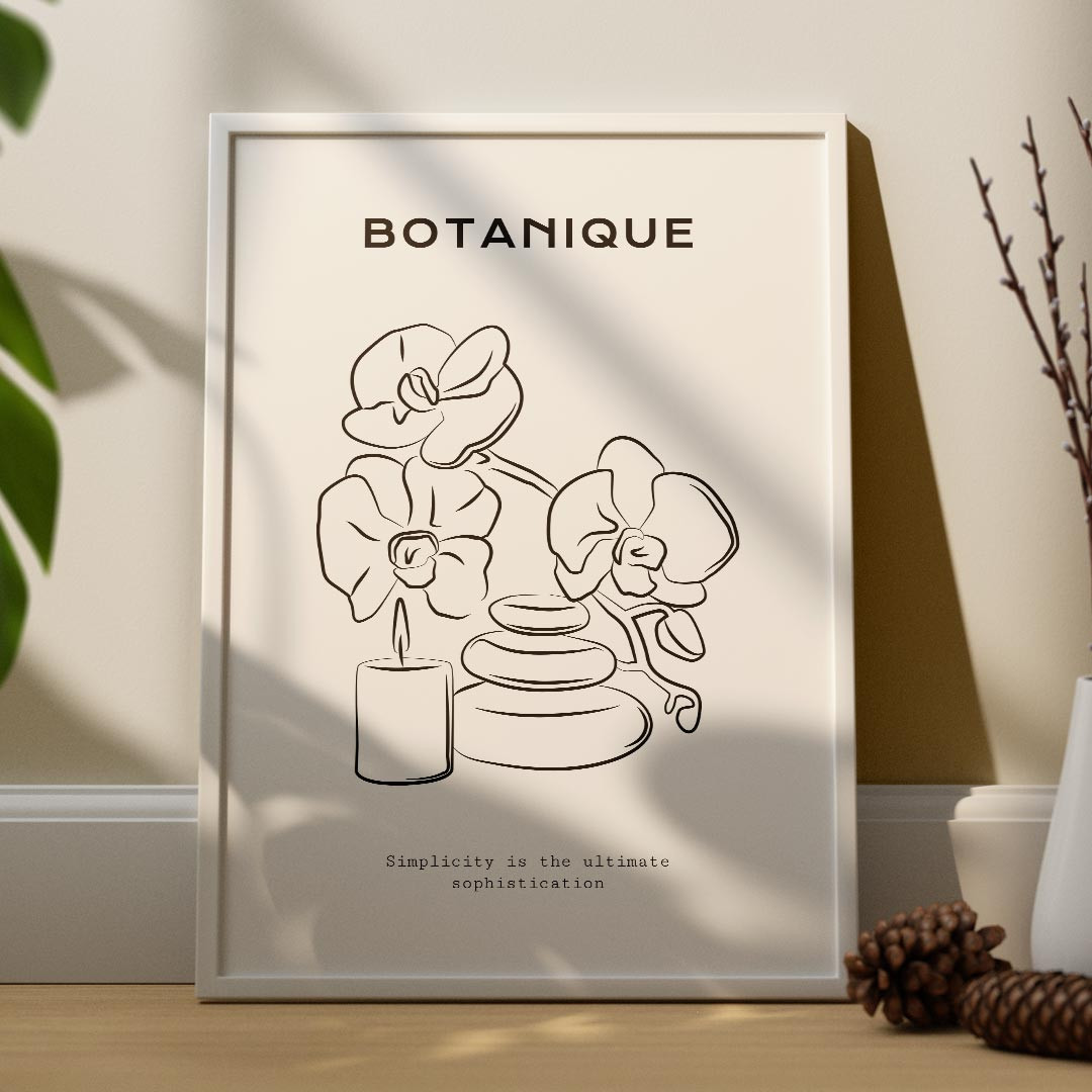 Product Image for Botanique, Line Art, Simplicity Is The Ultimate Sophistication