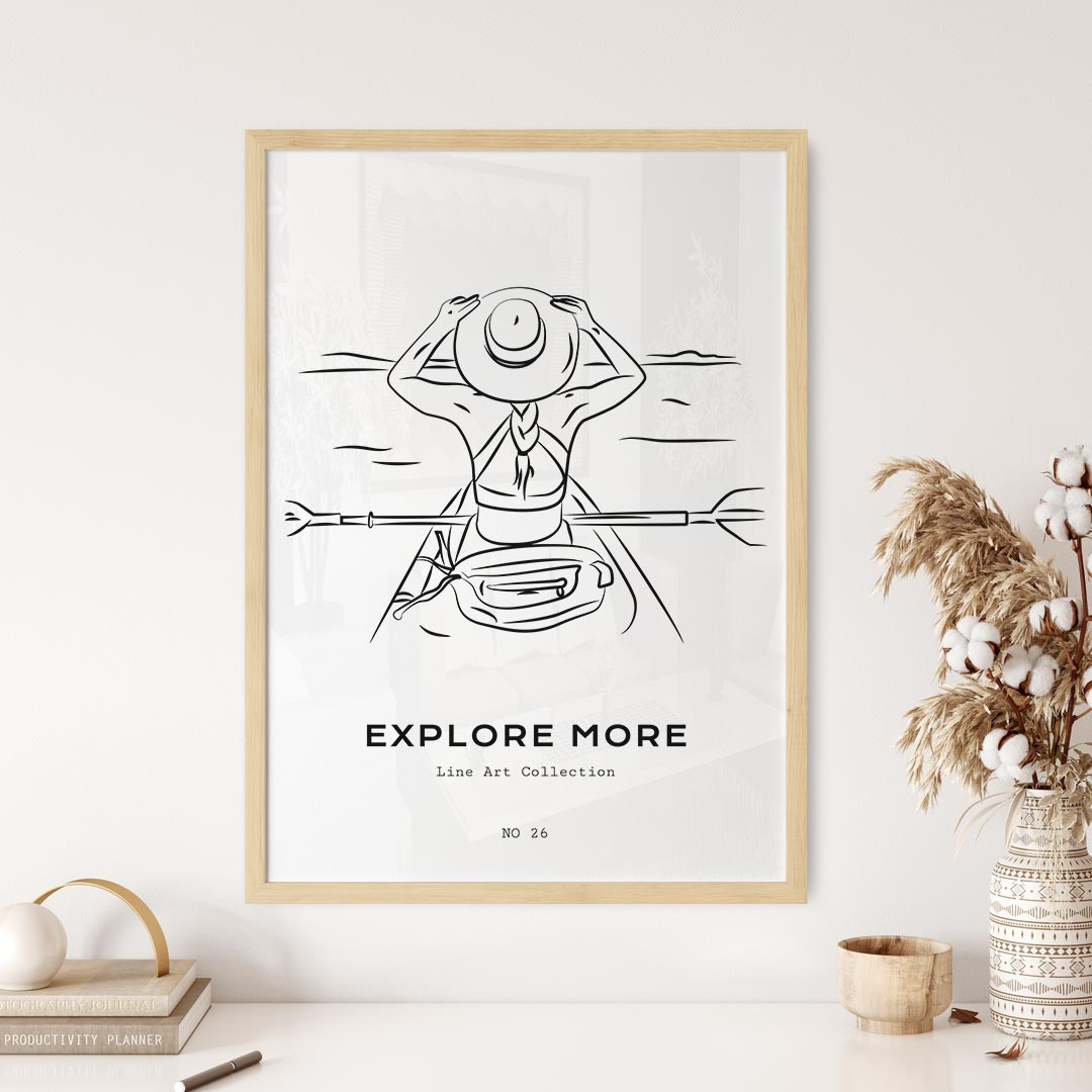Product Image for Explore More, Line Art No. 26