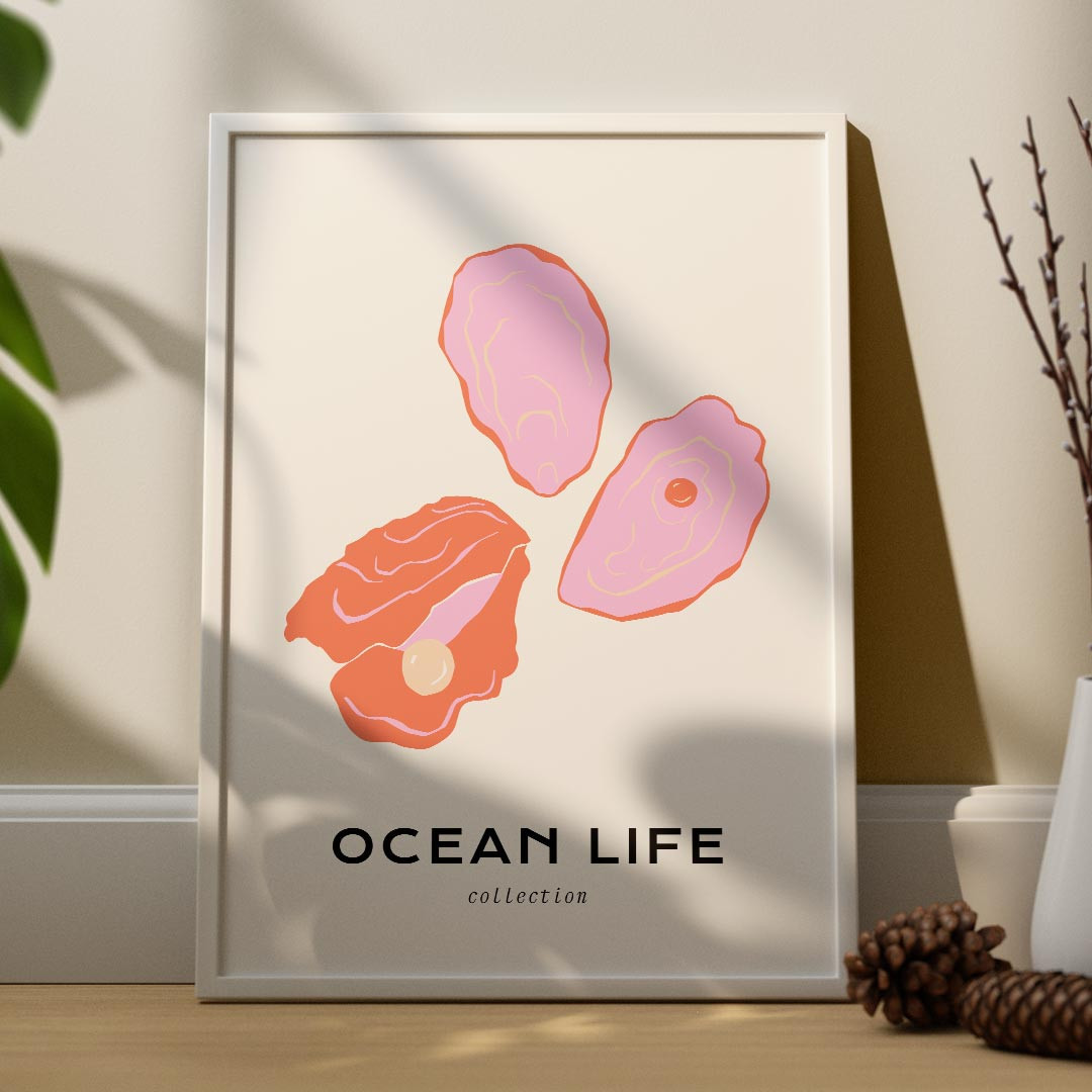 Product Image for Ocean Life, Seashell With Pearl
