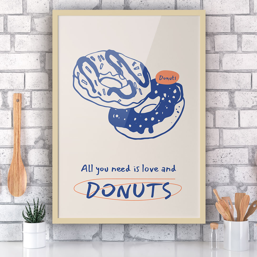 Product Image for All you need is love and Donuts