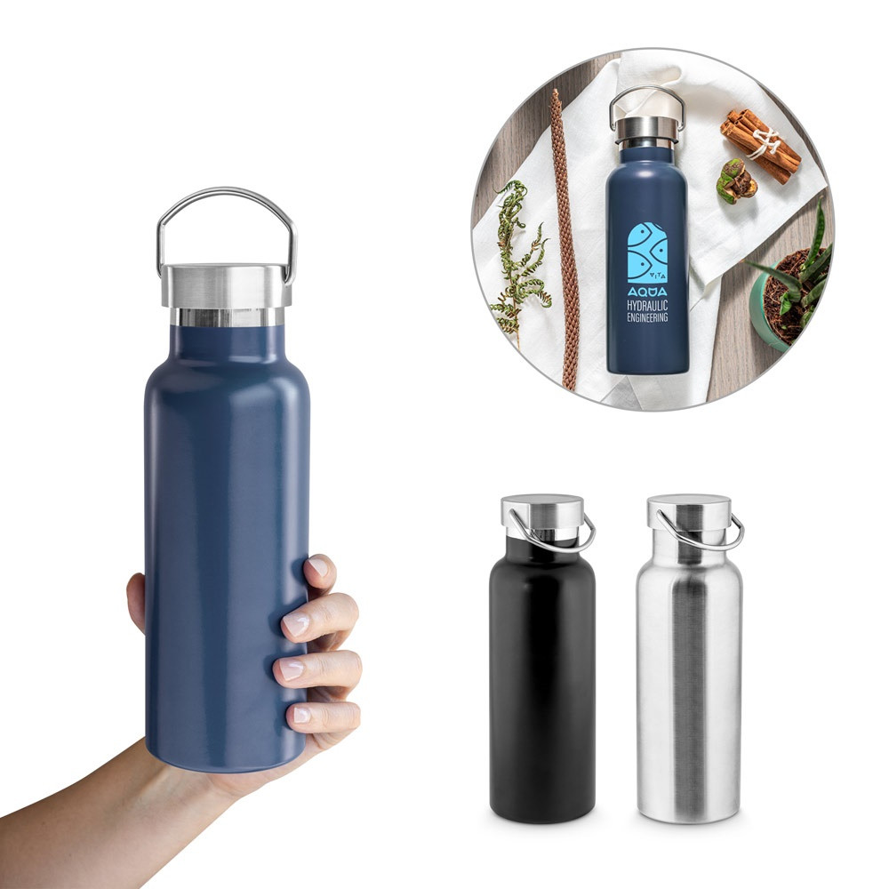 Product Image for DUPLANTIS. Μπουκάλι από ανοξείδωτο ατσάλι (90% ανακυκλωμένο) με μόνωση κενού 750 ml