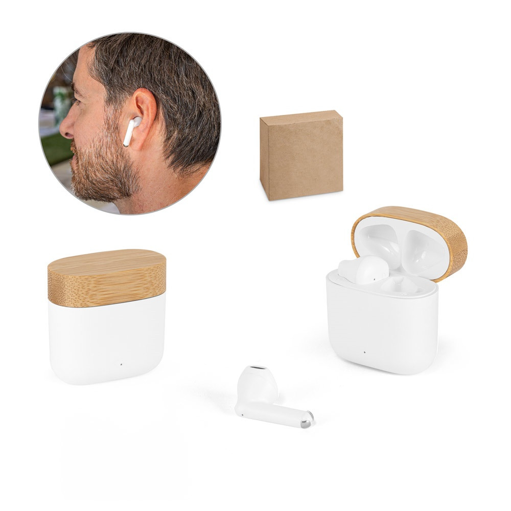 Product Image for COBAIN. Ασύρματα ακουστικά με αυτονομία 10 ωρών από 100% rABS και μπαμπού