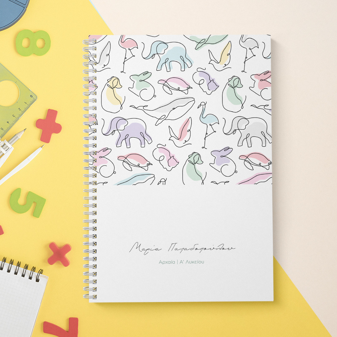 Product Image for Τετράδιο Line Art Animals