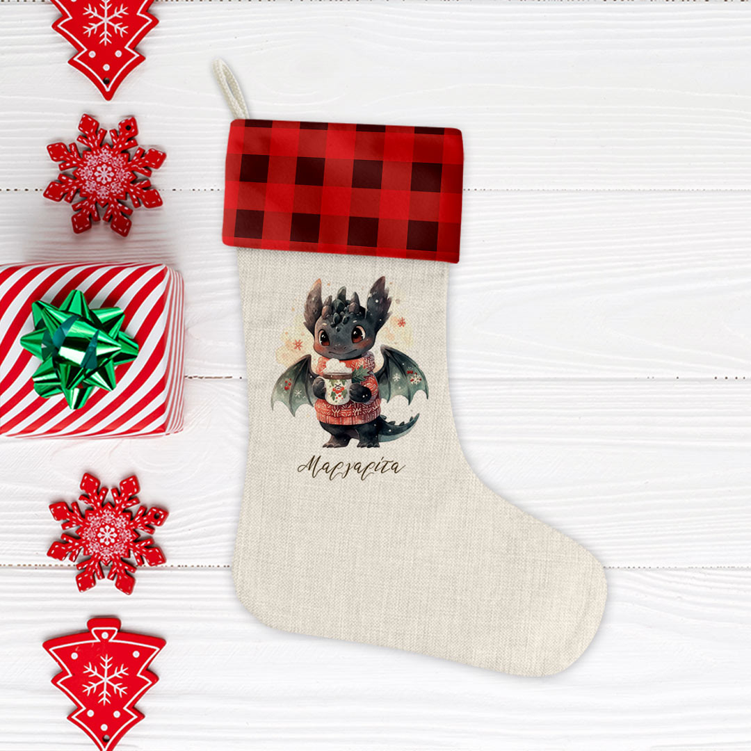 Product Image for Χριστουγεννιάτικη Κάλτσα Christmas Dragon