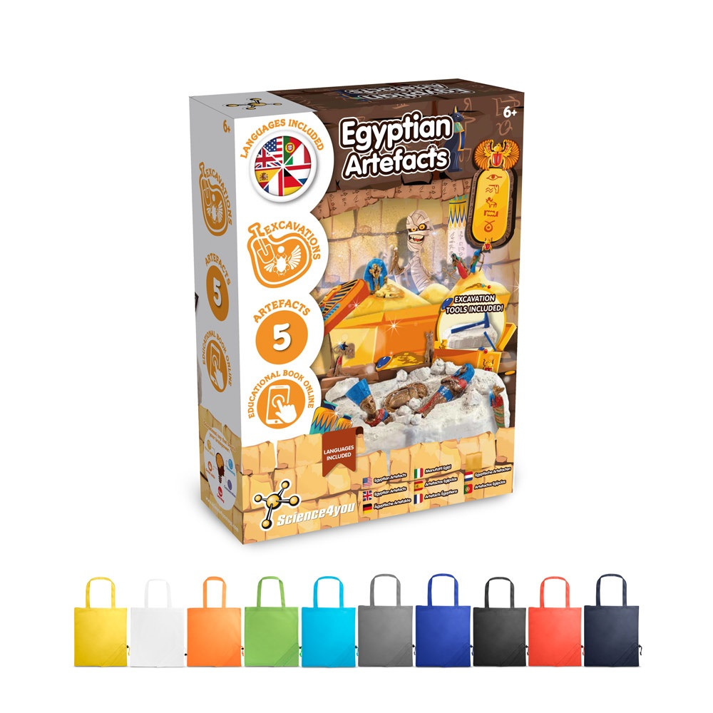 Product Image for Ancient Egypt Excavation Kit V. Εκπαιδευτικό παιχνίδι παραδίδεται με αναδιπλούμενη τσάντα δώρου 190T