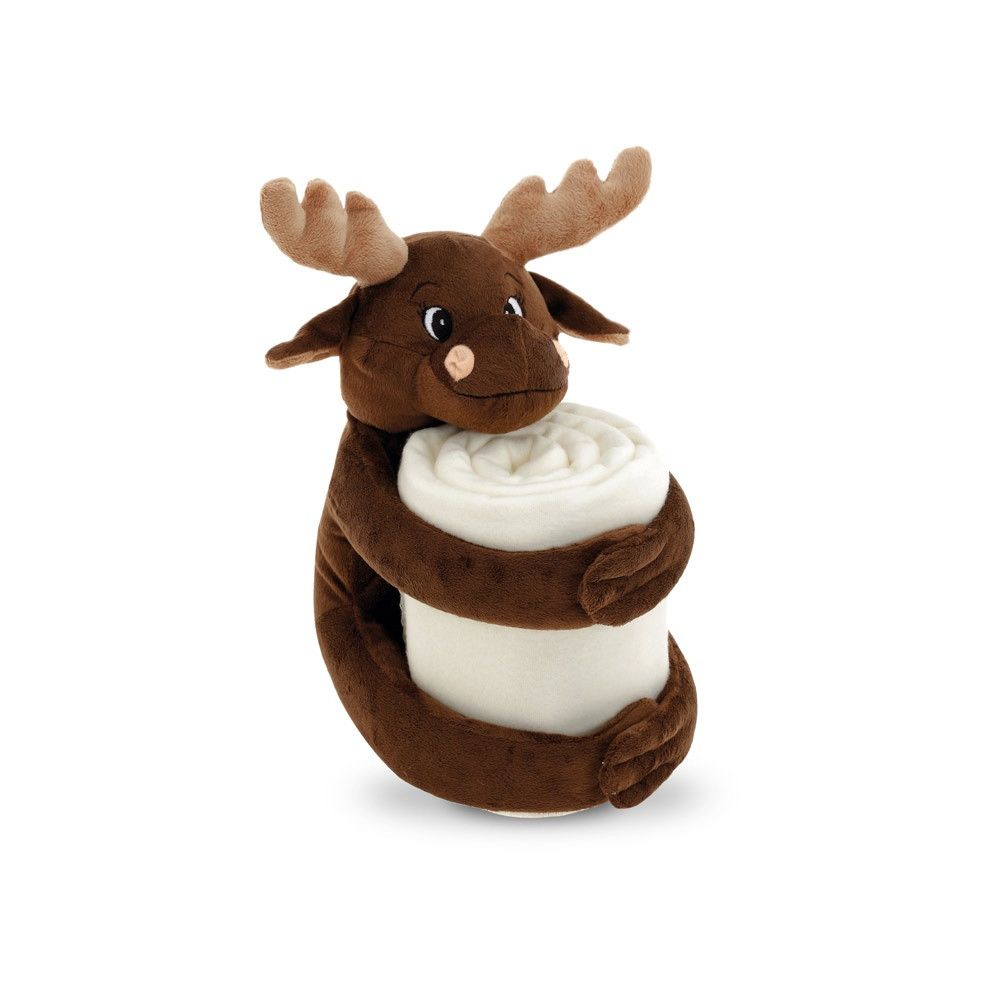 Product Image for MOOSE. Polar fleece κουβέρτα με βελούδινο παιχνίδι (180 g/m²)