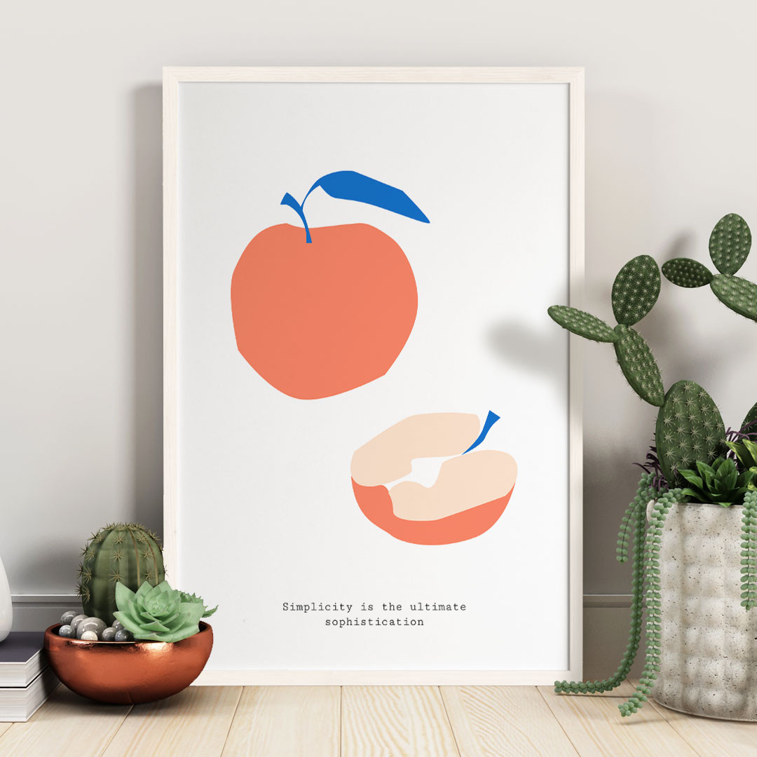 Product Image for Sliced Blue Leaf Apple