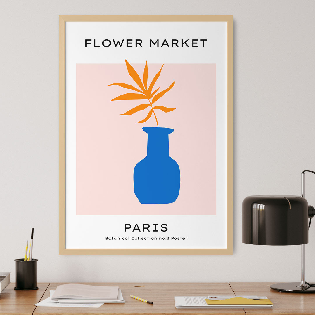 Product Image for Flower Market Blue Vase No. 03