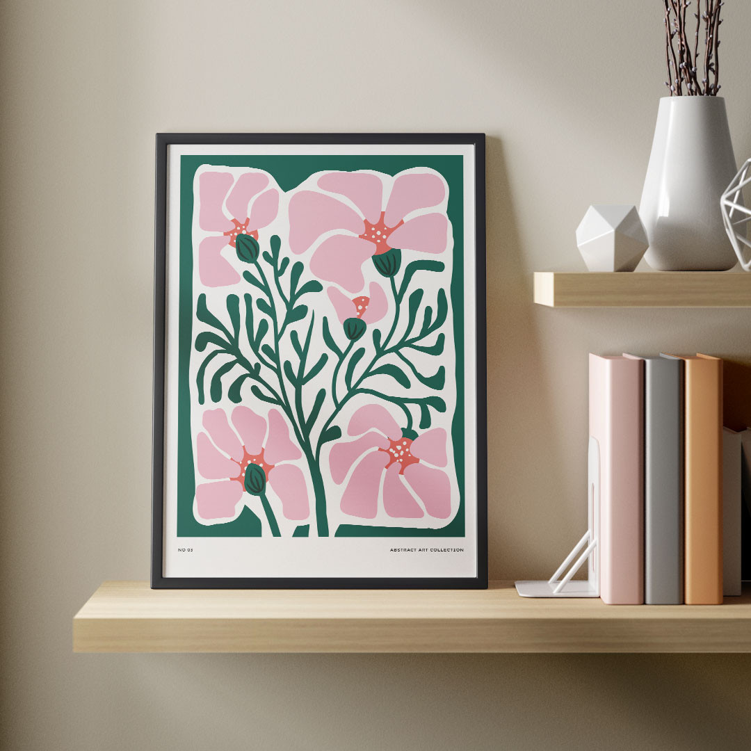 Product Image for Modern Pink Daisies No. 02