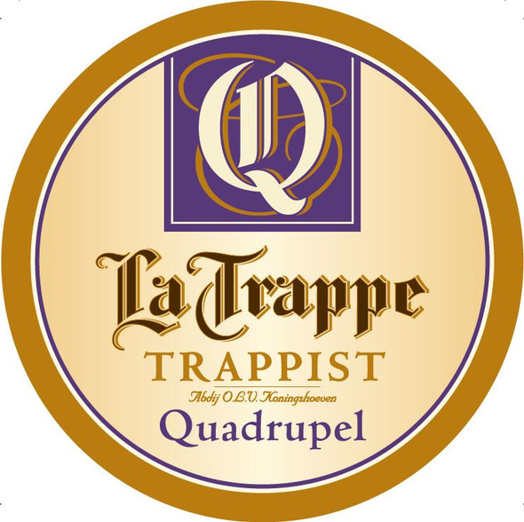 La Trappe Quadrupel Medaglione Rotondo (82mm)