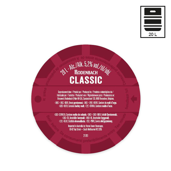 Rodenbach Classic 20Lt ACCIAIO
