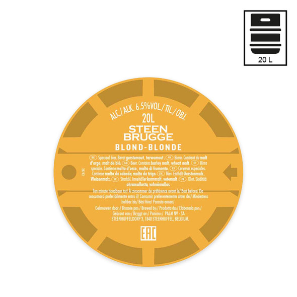 Steenbrugge Blonde 20Lt ACCIAIO