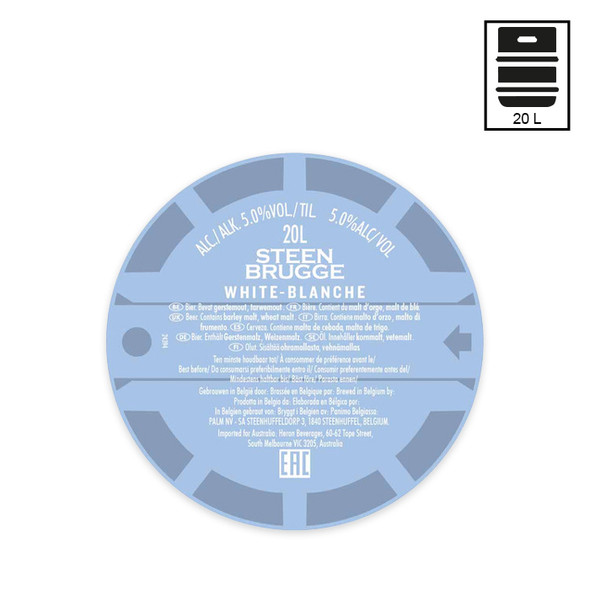 Steenbrugge Blanche 20Lt ACCIAIO