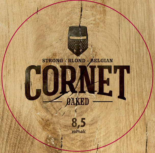 Cornet Sticker Medaglione 3D-Gel Rotondo (80mm)