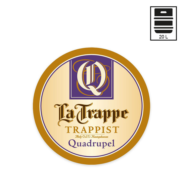 La Trappe Quadrupel 20Lt ACCIAIO