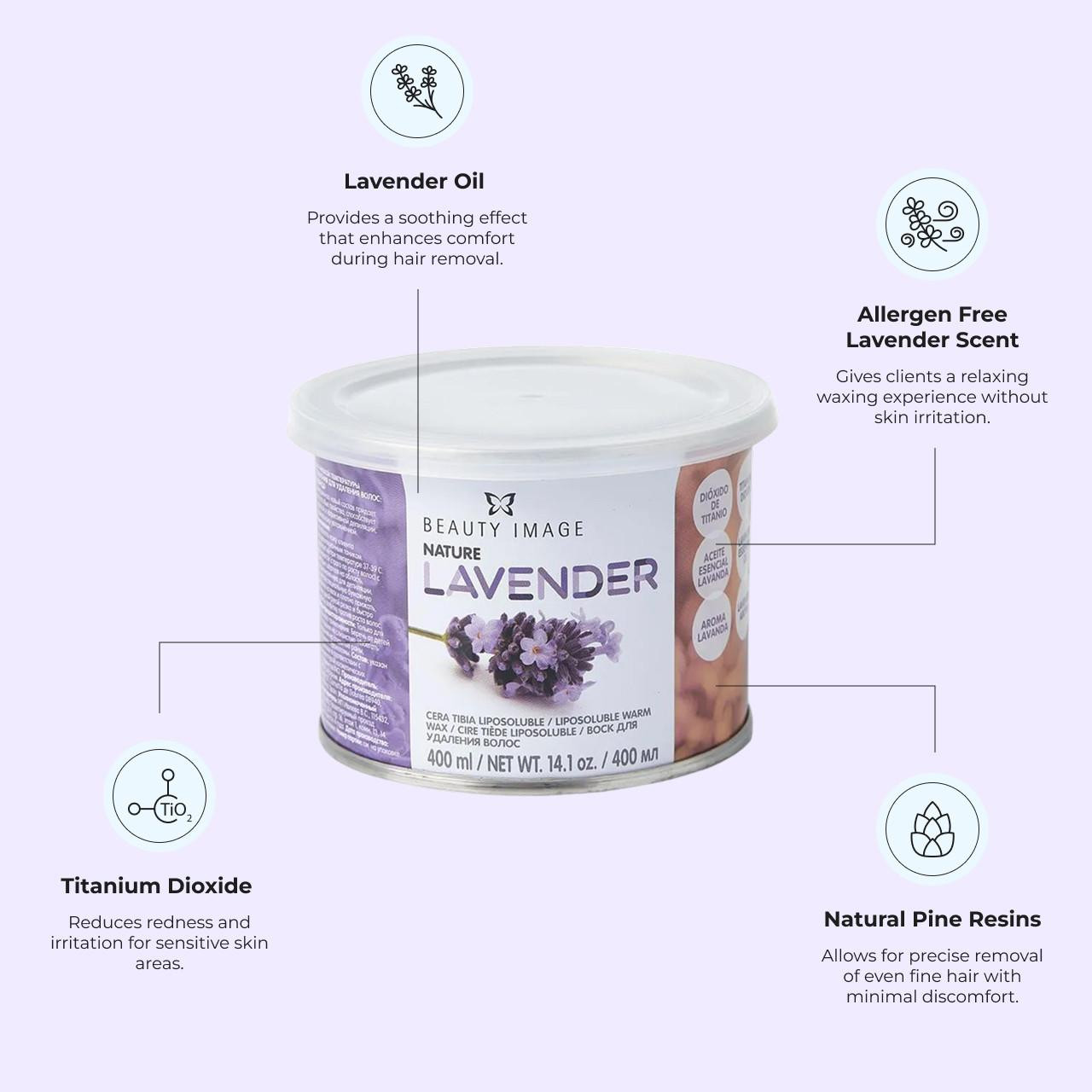 Creamy Wax | Lavender Crème Can | Beauty Image USA
