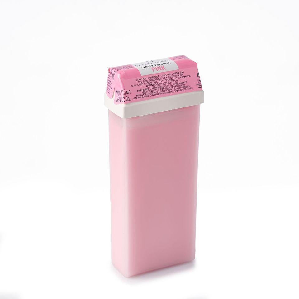 COSLABO WAX ピンク Pink Wax for Hair Removal | Pink Crème Roll-on Wax | Beauty Image USA