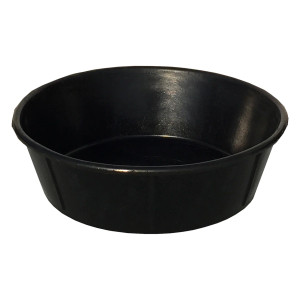 Tuff Stuff Round Rubber Feeder Pan 9 Quart