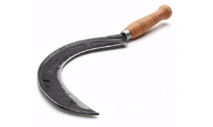Serrated Sickle Short Handle