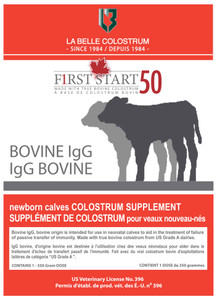 La Belle First Start 50igG Calf Colostrum 350g