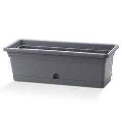 Emma 20" X 8" Rectangular Planter Charcoal   53019