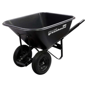 Wheelbarrow 10 cu.ft Heavy Duty Poly Tray 2 wheel 445N