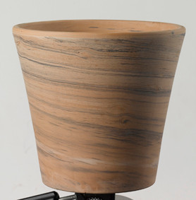 Vasum White 37m Clay Planter Pot