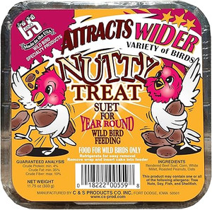 Suet Nutty Treat Suet Cake 11.75oz