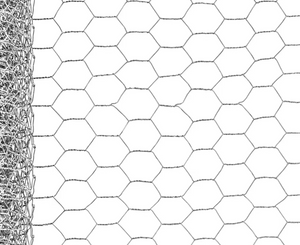 Poultry Wire 1" x 24" x 8' Mini Roll 21g