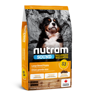 Nutram Sound Dog S3 LG Breed PUPPY   11.4kg
