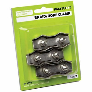 Patriot Braid/Rope Clamp 3pk