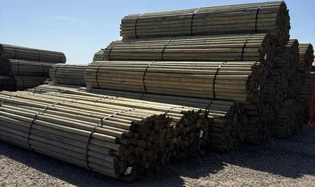 3.25 x 12' Treated Rails Bundle (144pc)