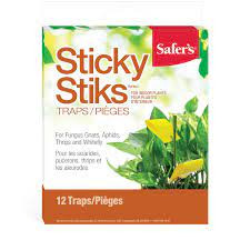 Safers Sticky Stiks Fungus Gnat 12pkg