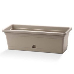 Emma 16" X 8" Rectangular Planter Capuccino