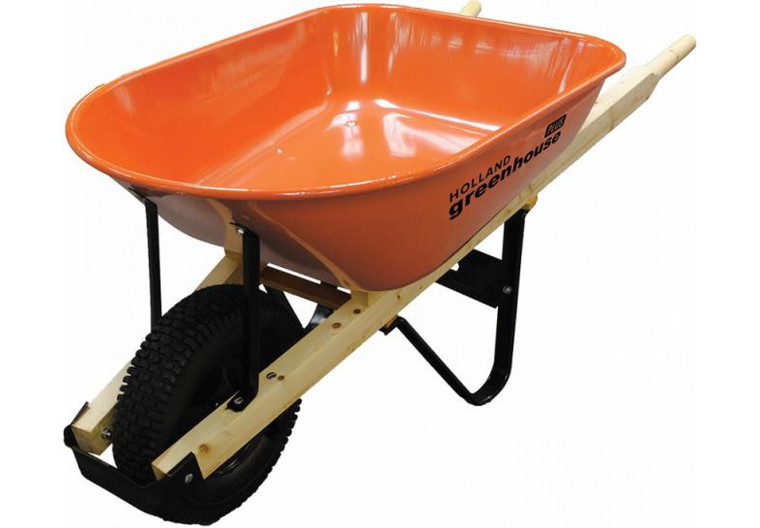 GH+ 6 CuFt Steel Wheelbarrow W000427N