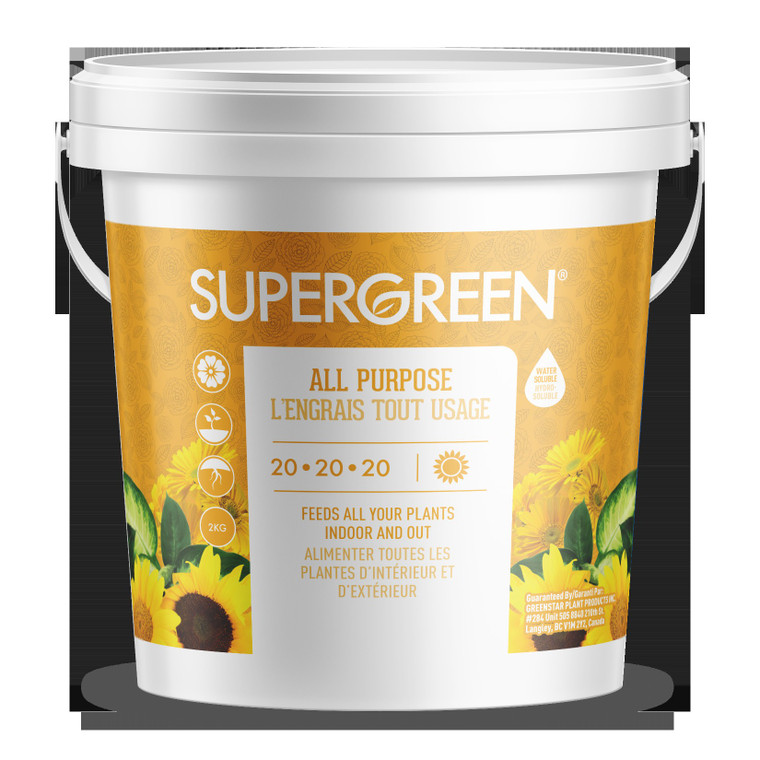 Super Green 20-20-20 All Purpose Fertilizer 2Kg