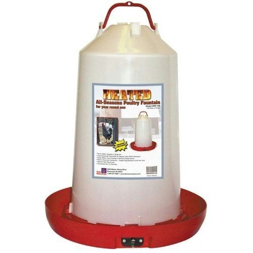 Poultry Waterer Heated 3 Gal