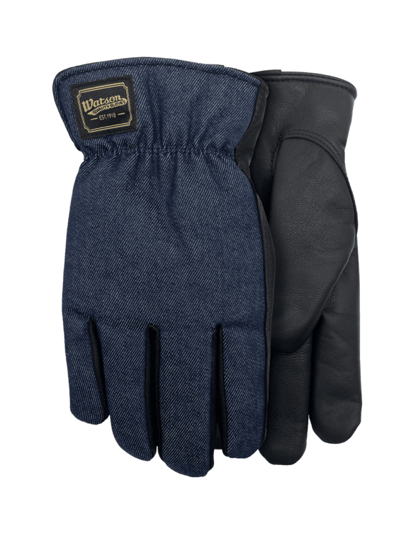 Glove Range Rider Denim Goatskin Driver 9478
