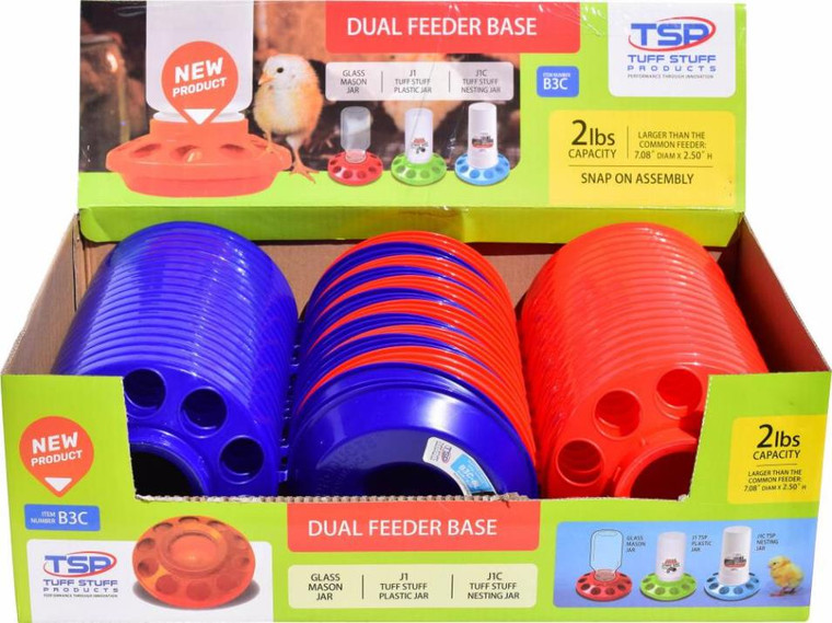 Poultry Dual Feeder Base 2Lb